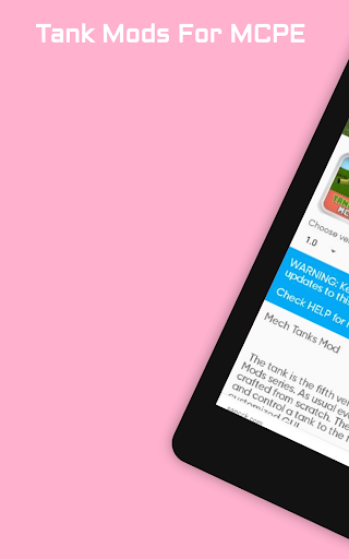 Tank Mod for MCPE