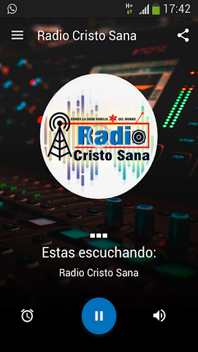 Android application Radio Cristo Sana screenshort