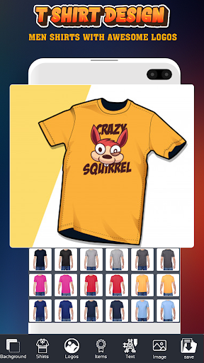 Android application T Shirt Design - Custom T Shir screenshort