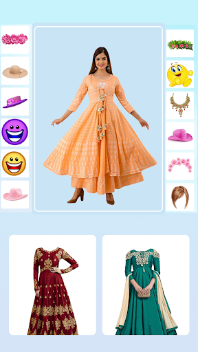Anarkali Dress Photo Editor Screen 2