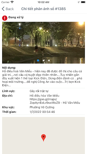 Phản ánh kiến nghị Screen 3