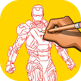 How to Draw Iron Man icon