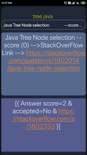 Android application MinFlow screenshort