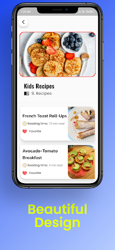 Screenshot of Breakfast Recipes Cookbook