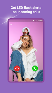 Color call screen for WhatsApp Screenshot