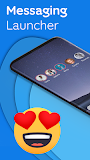 Messenger Home - SMS Widget and Home Scr