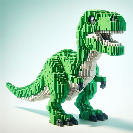 Dinosaurs 3D Color by Number logo