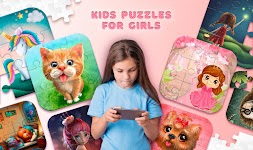 screenshot of Kids Puzzles for Girls