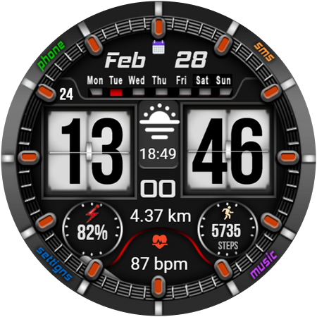 FSW222 WATCHFACE Screen 2