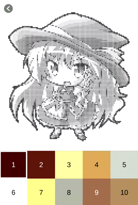 【東方】東方塗絵 ～ Touhou Pixel Art Color By Numberのおすすめ画像4