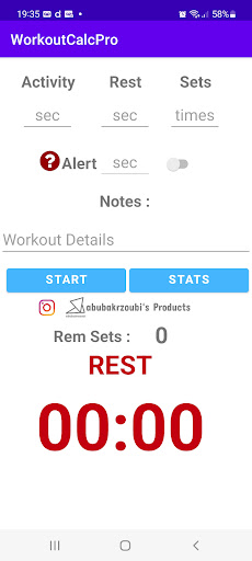 Android application Trip2Grip Lite - Workout Timer screenshort