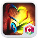 Colorful Heart Unique Theme HD icon