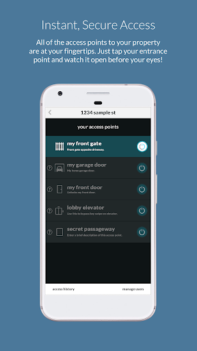 Access+ remote control for gat Screen 3
