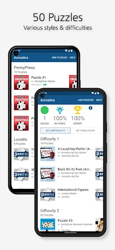 Acrostics Crossword Puzzles - Screenshot 3