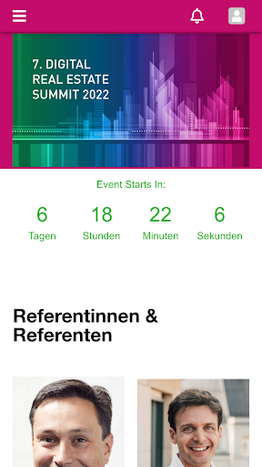 Android application Digital Real Estate Summit2022 screenshort