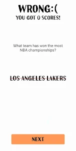 NBA All Time Quiz