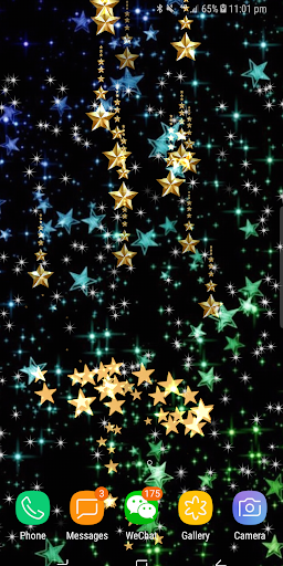 Gold Stars Shining wallpaper Screen 3