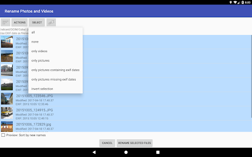 Rename Photos and Videos Screenshot