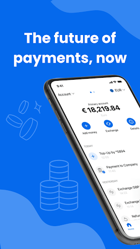 Android application Payine: Money Transfers, IBANs screenshort