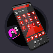 Material Red Theme - Art Fine Launcher