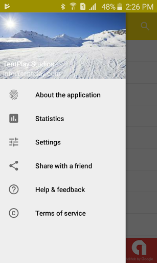 Android application Trek Andorra screenshort