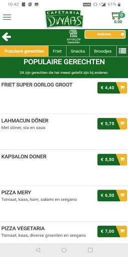 Cafetaria Dwars Officieel Screen 2