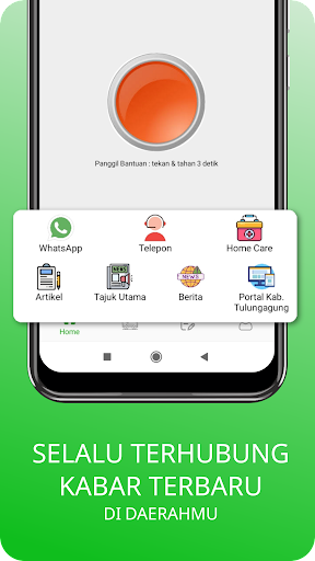Tulungagung Emergency Button Screen 3