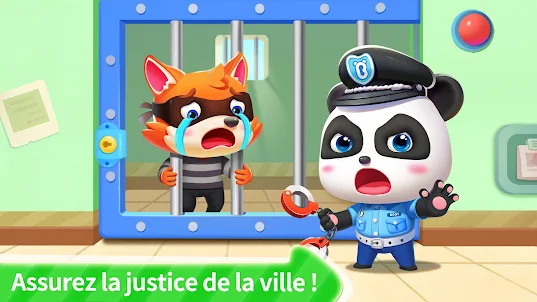 Policier Baby Panda