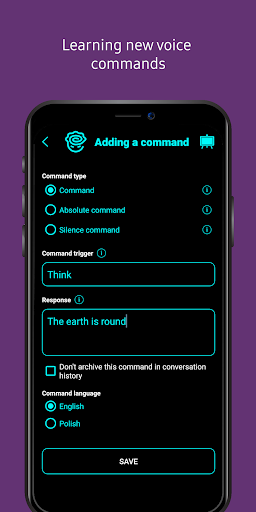 Screenshot of Vision - Smart Voice Assistant