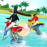 Water Surfing Bike Racer & Quad Stunt Simulator 17 icon