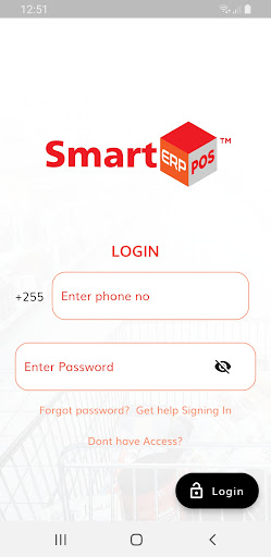 Android application SmartERP POS screenshort