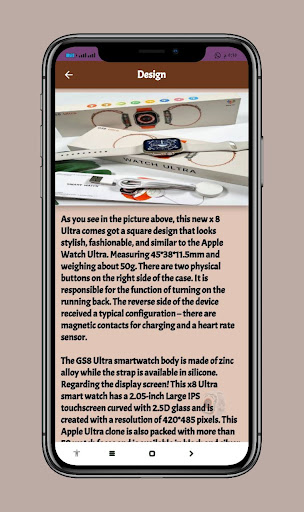 smart watch x8 ultra Guide Screen 3