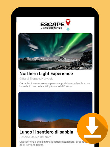 ESCAPE - ViaggiPerSingle Screen 3