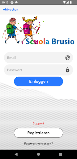 Android application Scuola Brusio screenshort