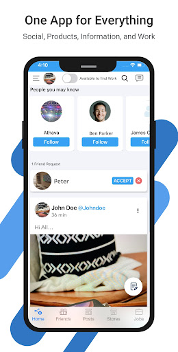 aBlueC: Find Job Work Products Screenshot 1 - AppWisp.com