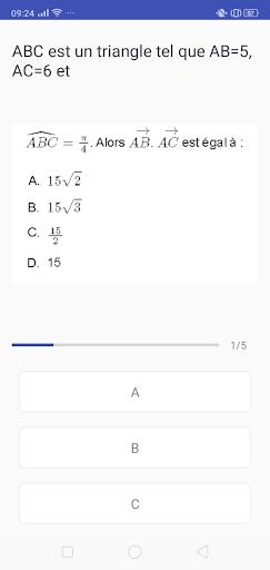 Maths Première Screen 3
