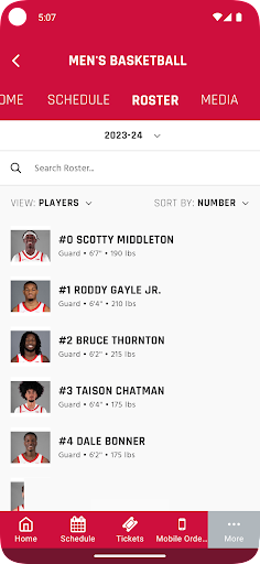 Screenshot of Ohio State Buckeyes