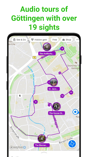 Android application Göttingen SmartGuide screenshort