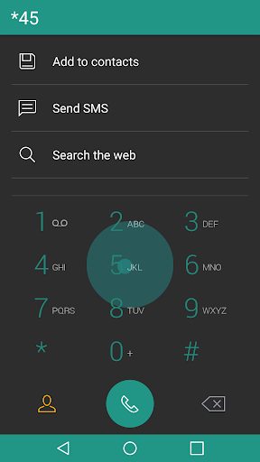 UX 5.0 Dark Theme for Exdialer Screen 2