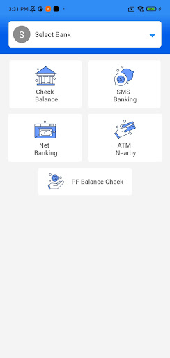Android application Bank Balance Check - All Bank screenshort