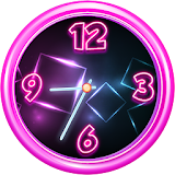 Neon Analog Clock Widget icon