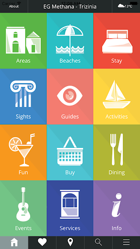 Android application EG | Explore Trizinia Methana screenshort