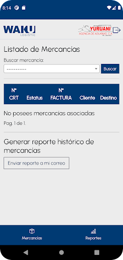 Waku Logistics Screen 2