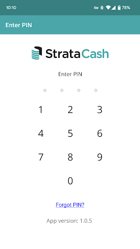 StrataCash Authenticator Screen 2