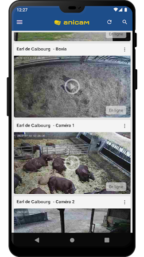 Android application Anicam screenshort