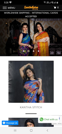 Android application Santiniketan Online screenshort