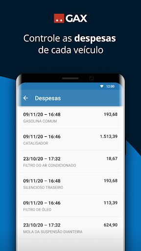 Android application Condutor Gax screenshort
