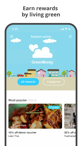 Android application GreenMoney screenshort