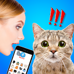 Cover Image of ダウンロード 猫の翻訳：あなたの子猫に話しかける（シミュレーター）  APK