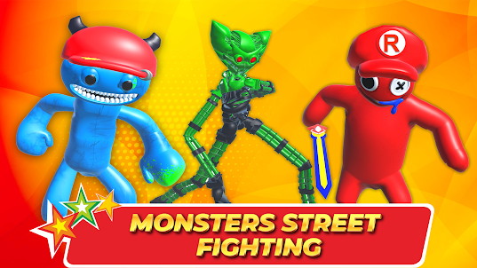 Monters street fighting